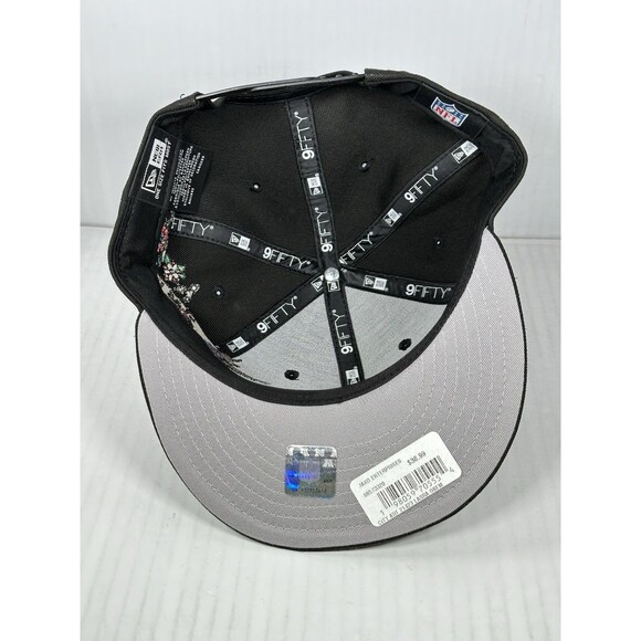 New Era 9FIFTY Las Vegas Raiders NFL City Art SnapBack Hat Cap Black NWT OSFM - Picture 5 of 6